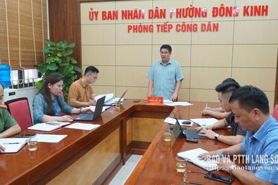Phường Đông Kinh đối thoại với người dân trước khi cưỡng chế thu hồi đất