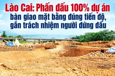 Lào Cai: Phấn đấu 100% dự án bàn giao mặt bằng đúng tiến độ, gắn trách nhiệm người đứng đầu