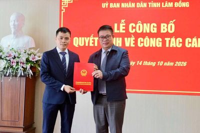 Lâm Đồng bổ nhiệm Phó Giám đốc Sở Khoa học và Công nghệ