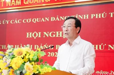 Nâng cao chất lượng tham mưu xây dựng Đảng và hệ thống chính trị, quyết tâm hoàn thành nhiệm vụ năm 2026