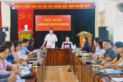 Bồi dưỡng nghiệp vụ công tác hộ tịch năm 2026