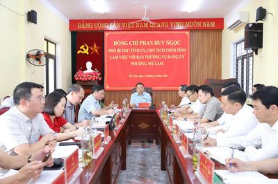 Chủ tịch UBND tỉnh Phan Huy Ngọc: Đưa Mỹ Lâm trở thành điểm đến hấp dẫn với nhà đầu tư