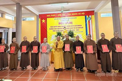 Tuyên Quang chuẩn y nhân sự Ban Trị sự Giáo hội Phật giáo Việt Nam tỉnh nhiệm kỳ 2026-2031