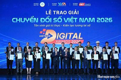 Thành phố Huế được vinh danh tại Giải thưởng Chuyển đổi số Việt Nam năm 2026