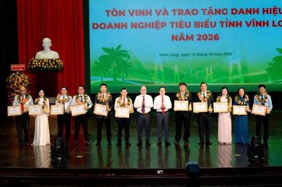 Công ty Nhiệt điện Duyên Hải được biểu dương “Doanh nghiệp tiêu biểu tỉnh Vĩnh Long năm 2026”