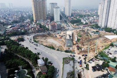 Hà Nội: Nút giao Phạm Tu-đường 70 dần thành hình, kỳ vọng giải tỏa ùn tắc cửa ngõ phía Nam