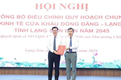 Công bố điều chỉnh quy hoạch chung Khu kinh tế cửa khẩu Đồng Đăng - Lạng Sơn đến năm 2045