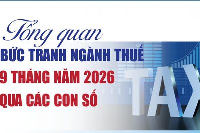 Infographics: Tổng quan bức tranh ngành Thuế 9 tháng năm 2026 qua các con số