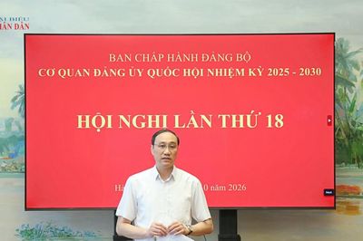 Hội nghị lần thứ 18 Ban Chấp hành Đảng bộ Cơ quan Đảng ủy Quốc hội