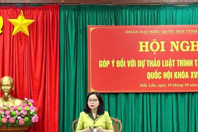 Đoàn ĐBQH tỉnh Đắk Lắk lấy ý kiến góp ý 8 dự thảo Luật