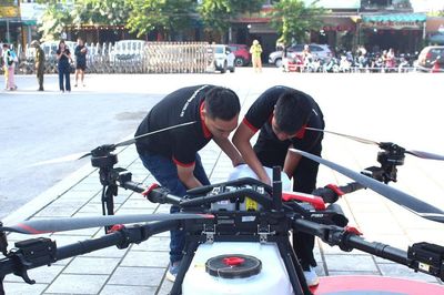 Máy bay không người lái 'gánh' việc khó ở Điện Biên