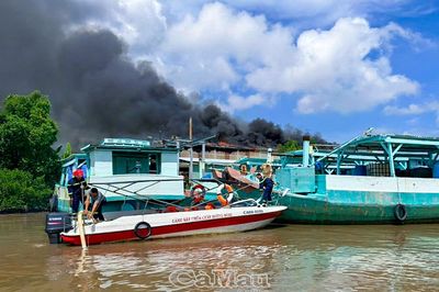 Kịp thời phối hợp khống chế vụ cháy kho Công ty Đại Phát