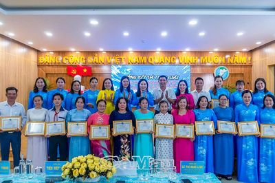 Hội LHPN tỉnh Cà Mau trao giải hội thi trực tuyến tìm hiểu nghị quyết