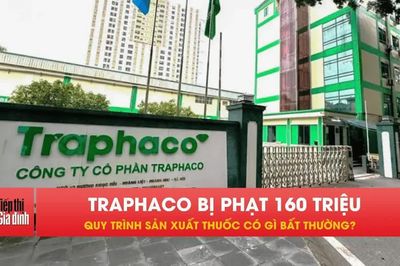 Traphaco bị phạt 160 triệu đồng vì loạt vi phạm trong sản xuất