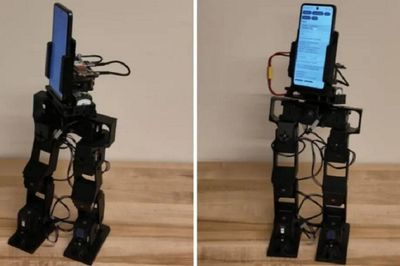 Điện thoại cũ mở ra cách chế tạo robot biết đi giá rẻ