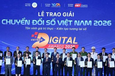 Trao giải thưởng Chuyển đổi số Việt Nam 2026