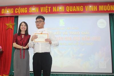 Trao giải cuộc thi Đại sứ văn hóa đọc năm 2026: Lan tỏa văn hóa đọc, mở lối tri thức