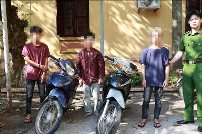 Bắt nhóm đối tượng trộm cắp xe mô tô liên tỉnh