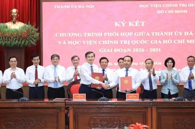 Thành ủy Hà Nội hợp tác với Học viện Chính trị Quốc gia Hồ Chí Minh: Mỗi sản phẩm phải gắn với trí tuệ và tình yêu Thủ đô