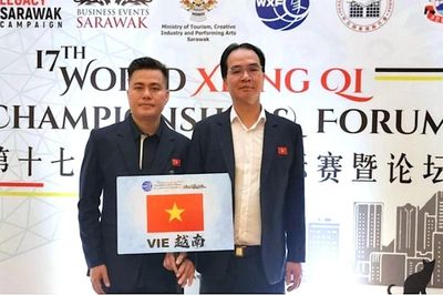 Ba kỳ thủ Việt Nam dự 'siêu giải cờ tướng' tại Trung Quốc
