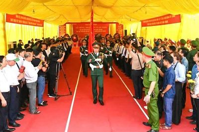 Hải Phòng tổ chức trọng thể Lễ viếng, truy điệu, an táng 56 hài cốt liệt sĩ và đồng bào hy sinh, tử nạn