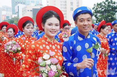 Độc đáo lễ cưới tập thể tại TP Hồ Chí Minh