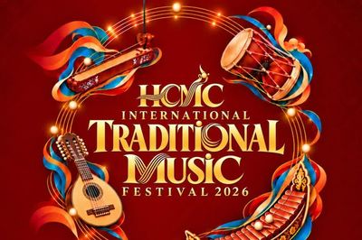 Liên hoan âm nhạc dân tộc quốc tế 2026 quy tụ nhiều đoàn nghệ thuật từ 4 quốc gia