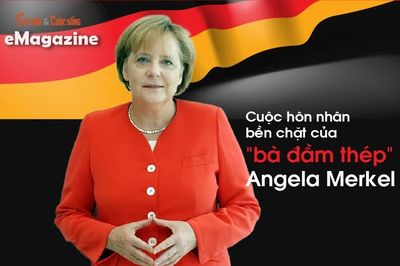 Cuộc hôn nhân bền chặt của 'bà đầm thép' Angela Merkel