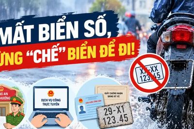 [INFOGRAPHIC] Mất biển số xe, người dân cần làm gì để đúng quy định?