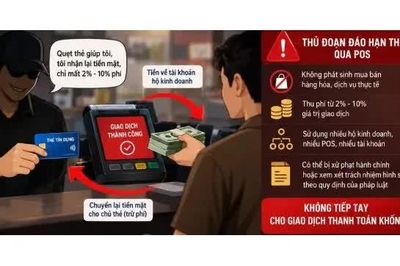Cảnh giác dịch vụ rút tiền, đáo hạn thẻ tín dụng qua máy POS