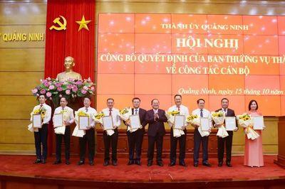 Quảng Ninh điều động, bổ nhiệm nhiều cán bộ