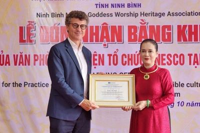 UNESCO ghi nhận nỗ lực gìn giữ di sản tín ngưỡng thờ Mẫu Tam phủ