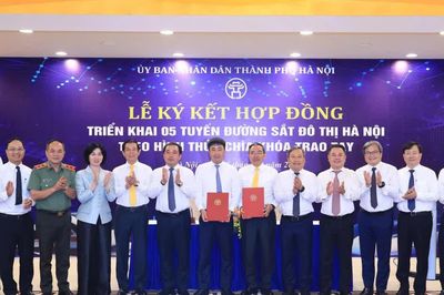 Hà Nội ký hợp đồng 'chìa khóa trao tay' làm 5 tuyến metro, vận hành trước năm 2031