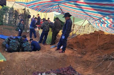 Tìm thấy 5 hài cốt liệt sĩ Việt Nam tại Lào, 1 phần mộ còn bia ghi tên
