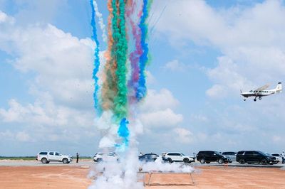 Hình ảnh Cessna 208 trong chuyến bay đặc biệt ở Quảng Trị
