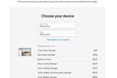 Giá thay màn hình iPhone Duo gần bằng mua mới iPhone 18 Pro