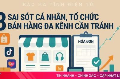 [Infographic] 8 sai sót các cá nhân, tổ chức bán hàng đa kênh cần tránh