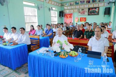 Phó Chủ tịch UBND tỉnh Cao Văn Cường dự sinh hoạt Chi bộ thôn Yên Thịnh