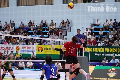 XMLS Thanh Hóa không thể tạo bất ngờ trước VTV Bình Điền Long An