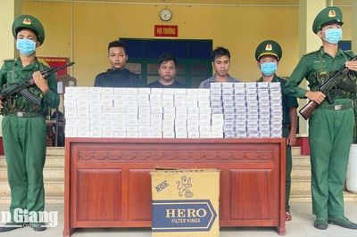 Bắt giữ vụ vận chuyển 1.500 bao thuốc lá lậu ở Phú Quốc