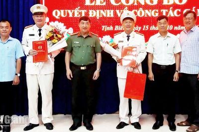 Thượng tá Nguyễn Thanh Tùng làm Trưởng Công an phường Tịnh Biên