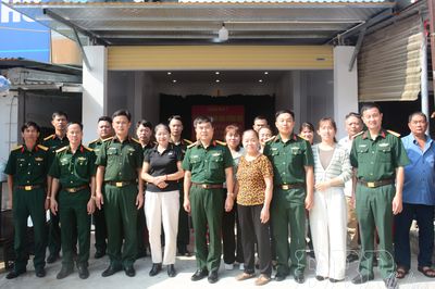 Khánh thành, bàn giao nhà đồng đội