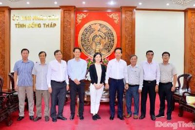 Đồng Tháp làm việc với ADB về dự án tuyến đường bộ ven biển