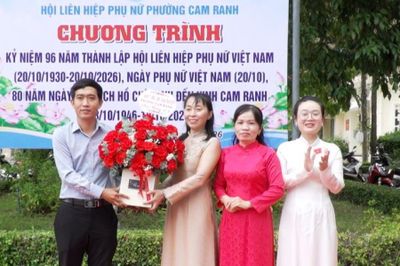 Phường Cam Ranh kỷ niệm 96 năm Ngày thành lập Hội Liên hiệp Phụ nữ Việt Nam