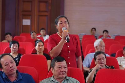 Lãnh đạo xã Bảo Thắng đối thoại với người dân một số thôn trên địa bàn
