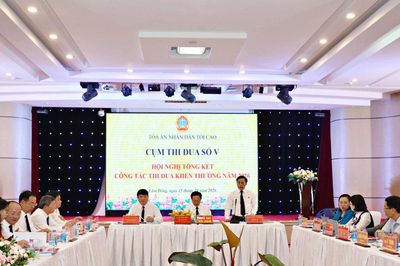 Các tòa án trong Cụm thi đua số V giải quyết hơn 95.000 vụ, việc trong năm 2026