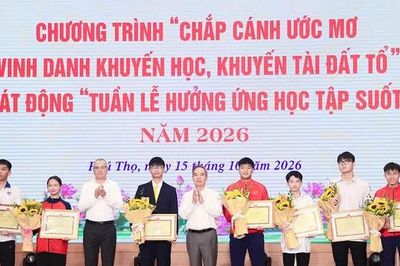 Chắp cánh ước mơ - Vinh danh khuyến học, khuyến tài Đất Tổ