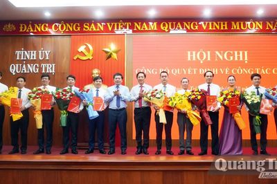 Ban Thường vụ Tỉnh ủy công bố các quyết định về công tác cán bộ