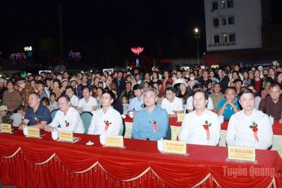 Trưởng Ban Tổ chức Tỉnh uỷ Trần Quang Minh dự Khai mạc Không gian văn hoá dân tộc xã Quản Bạ năm 2026