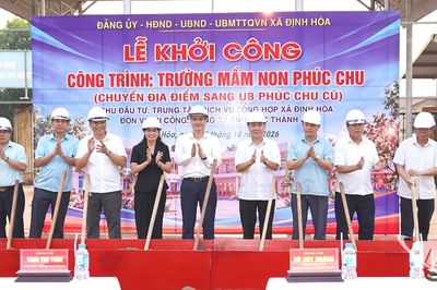 Khởi công các công trình chào mừng kỷ niệm 80 năm Ngày Bác Hồ về ATK Định Hóa
